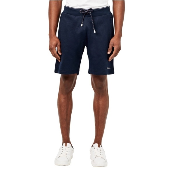 Ben Sherman Drawcord Stripe Track Short Navy Med - Picture 1 of 12
